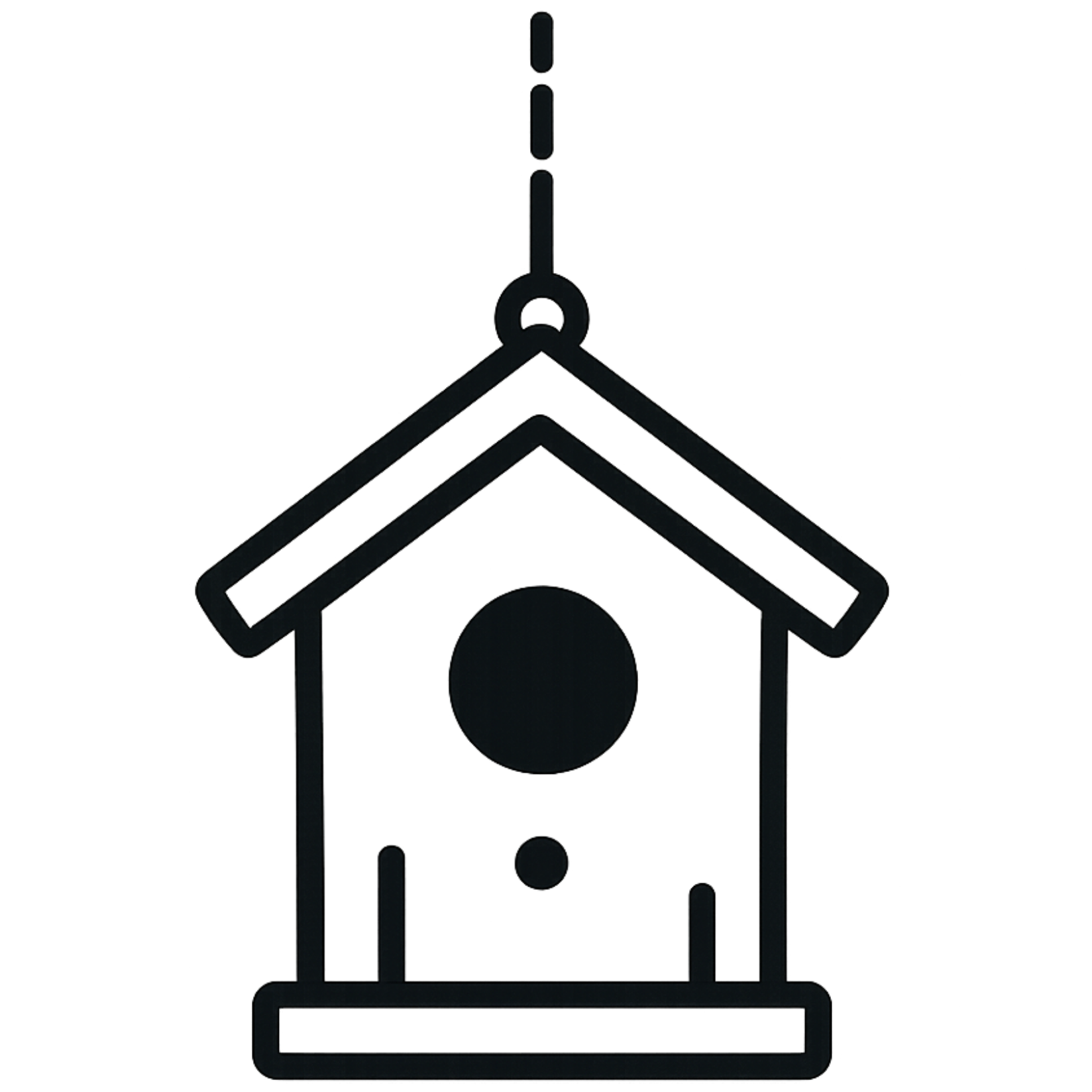 icon hängendes vogelhaus